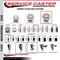 Service Caster 5'' Nylon Wheel Swivel 3/4'' Expanding Stem Caster Set 2 Brakes, 4PK SCC-EX20S514-NYS-2-TLB-2-34 - alternate 4